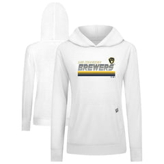 Milwaukee Brewers Levelwear Women's Relay Breaker Pullover Hoodie Outlet