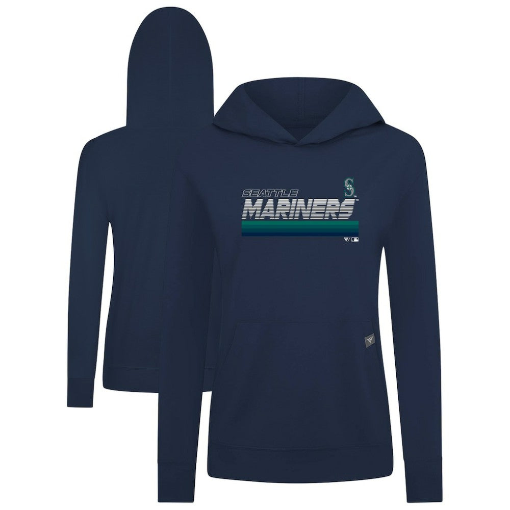 Seattle Mariners Levelwear Women's Relay Breaker Pullover Hoodie Outlet
