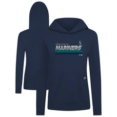 Seattle Mariners Levelwear Women's Relay Breaker Pullover Hoodie Outlet