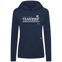New York Yankees Levelwear Women's Relay Breaker Pullover Hoodie Outlet