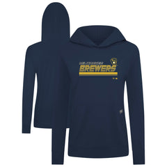 Milwaukee Brewers Levelwear Women's Relay Breaker Pullover Hoodie Discount