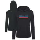 Miami Marlins Levelwear Women's Relay Breaker Pullover Hoodie Outlet