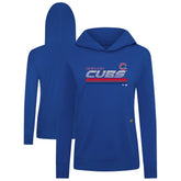 Chicago Cubs Levelwear Women's Relay Breaker Pullover Hoodie Online