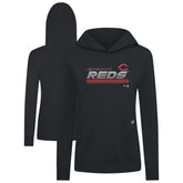 Cincinnati Reds Levelwear Women's Relay Breaker Pullover Hoodie Outlet