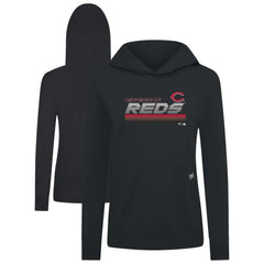 Cincinnati Reds Levelwear Women's Relay Breaker Pullover Hoodie Outlet