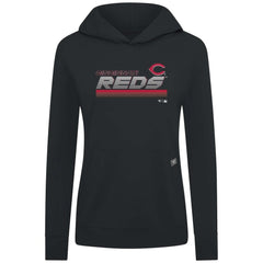 Cincinnati Reds Levelwear Women's Relay Breaker Pullover Hoodie Outlet