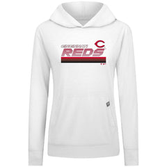 Cincinnati Reds Levelwear Women's Relay Breaker Pullover Hoodie Outlet
