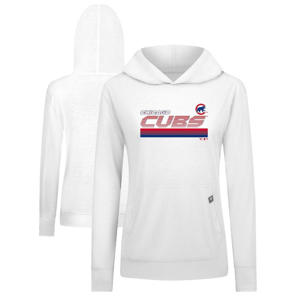 Chicago Cubs Levelwear Women's Relay Breaker Pullover Hoodie Outlet