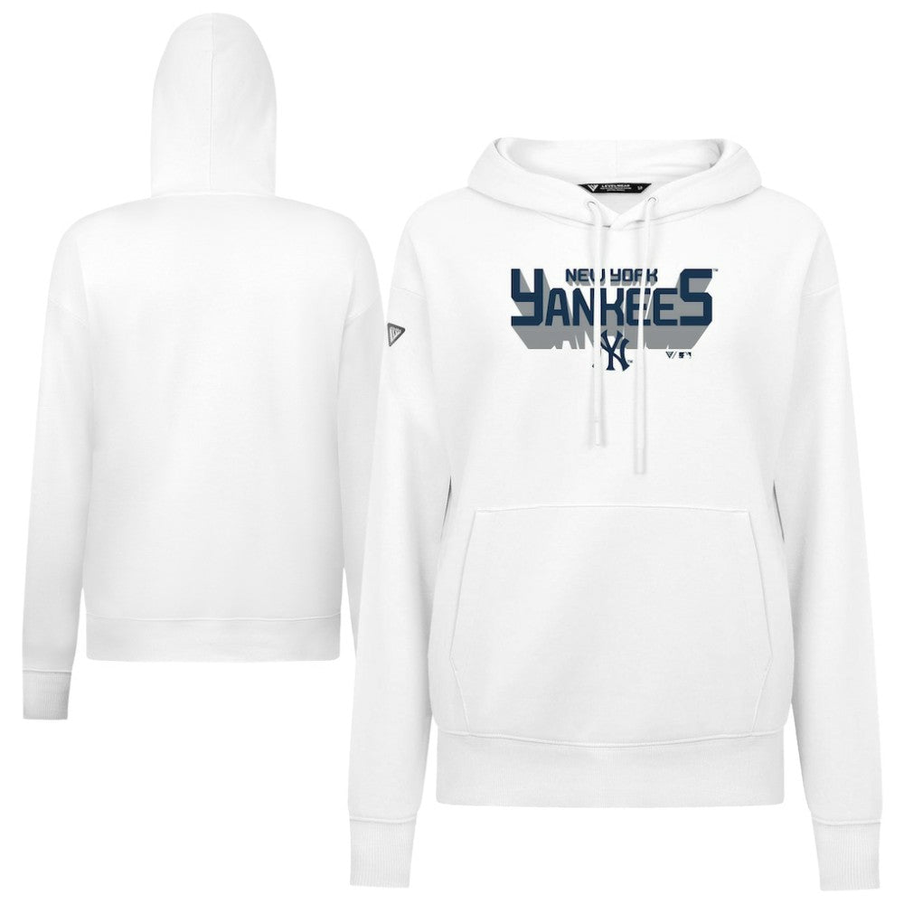 New York Yankees Levelwear Women's Adorn Retro 3D Pullover Hoodie for sale