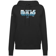 Miami Marlins Levelwear Women's Adorn Retro 3D Pullover Hoodie for sale