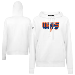 New York Mets Levelwear Women's Adorn Retro 3D Pullover Hoodie for sale