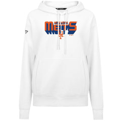 New York Mets Levelwear Women's Adorn Retro 3D Pullover Hoodie for sale