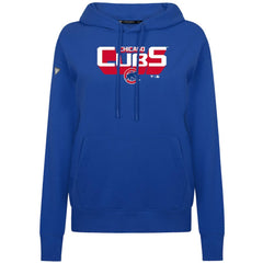 Chicago Cubs Levelwear Women's Adorn Retro 3D Pullover Hoodie Near Me