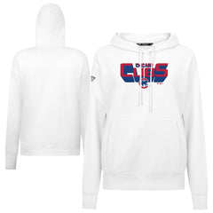 Chicago Cubs Levelwear Women's Adorn Retro 3D Pullover Hoodie Discount