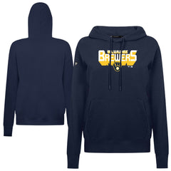 Milwaukee Brewers Levelwear Women's Adorn Retro 3D Pullover Hoodie Outlet