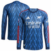 Adidas - Arsenal 2025/26 Away Long Sleeve Jersey with Patch - Blue