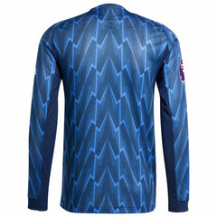 Adidas - Arsenal 2025/26 Away Long Sleeve Jersey with Patch - Blue