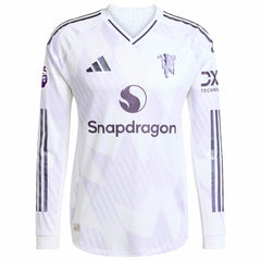 Adidas - Manchester United 2025/26 Away Long Sleeve Jersey - White
