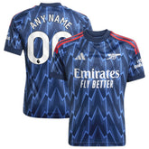 Adidas - Arsenal Youth 2025/26 Away Replica Custom Jersey - Blue