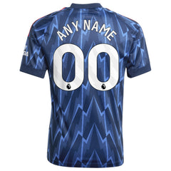 Adidas - Arsenal Youth 2025/26 Away Replica Custom Jersey - Blue