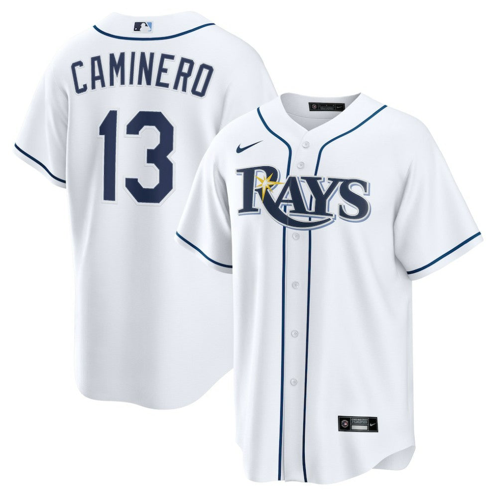 Junior Caminero Tampa Bay Rays Nike Youth Home Replica Jersey for sale