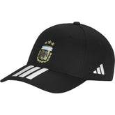 Adidas - Argentina National Team Unisex FIFA x World Cup Team Baseball Adjustable Hat - Black