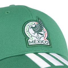 Adidas - Mexico National Team Unisex FIFA x World Cup 2026 3 Stripes Baseball Adjustable Hat - Green