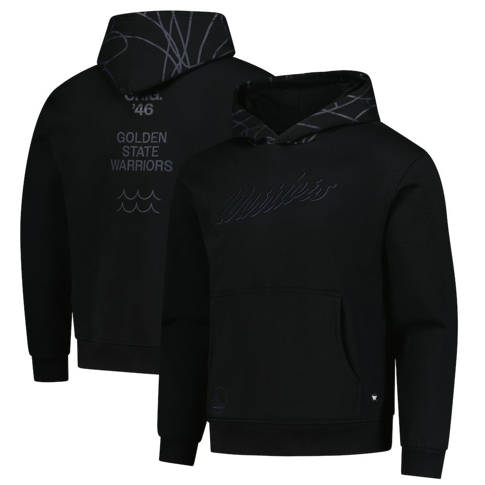 Golden State Warriors The Wild Collective Unisex Blackout Hoodie