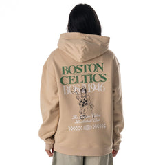 Boston Celtics The Wild Collective Unisex Mantra Premium Hoodie Tan