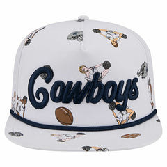 Dallas Cowboys New Era Team Cheer 19TWENTY Snapback Hat - White - NFL