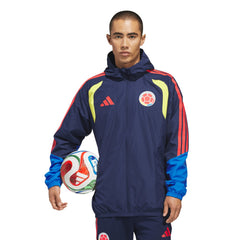 Adidas - Colombia National Team FIFA x World Cup 2026 Tiro All Weather Full-Zip Jacket - Navy
