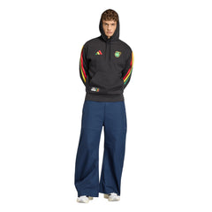 Adidas - Jamaica National Team Alphaskin Fleece Hoodie - Black