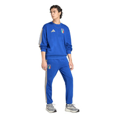 Adidas - Italy National Team FIFA x World Cup Alphaskin Crewneck Sweatshirt - Blue