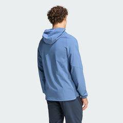 Adidas - Argentina National Team FIFA x World Cup Tiro Travel Raglan Full-Zip Windbreaker Hoodie - Blue