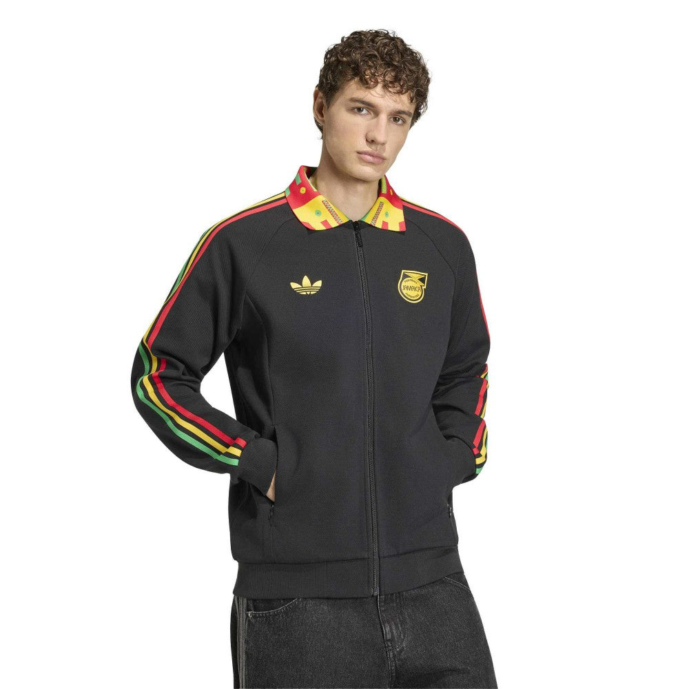 Adidas - Jamaica National Team Anthem Full-Zip Jacket - Black