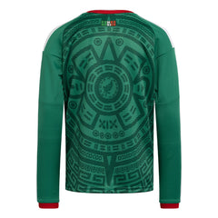 Adidas - Mexico National Team Youth FIFA x World Cup 2026 Home Replica Long-Sleeve Jersey - Green
