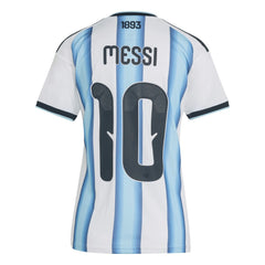 Adidas - Lionel Messi Argentina National Team Women's FIFA x World Cup 2026 Home Replica Jersey - White