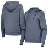 Baltimore Orioles Antigua Women's Justice Stars and Stripes Team Logo Pullover Hoodie Discount