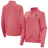 Kansas City Royals Antigua Women's Crush Stars and Stripes Team Logo Quarter-Zip Pullover Top Near Me