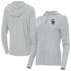 Colorado Rockies Antigua Women's Daybreak Quarter-Zip Hoodie Online