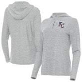 Kansas City Royals Antigua Women's Daybreak Quarter-Zip Hoodie Near Me