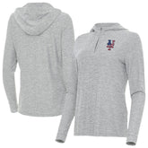 New York Mets Antigua Women's Daybreak Quarter-Zip Hoodie for sale