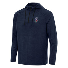 Seattle Mariners Antigua Spikes Stars and Stripes Team Logo Quarter-Zip Pullover Hoodie Sale