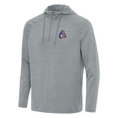 Baltimore Orioles Antigua Spikes Stars and Stripes Team Logo Quarter-Zip Pullover Hoodie Outlet