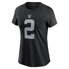 Ashton Jeanty Las Vegas Raiders Women's Name & Number T-Shirt - Black - Nike