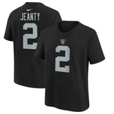 Ashton Jeanty Las Vegas Raiders Youth 2025 NFL Draft First Round Pick Name & Number T-Shirt - Black - Nike