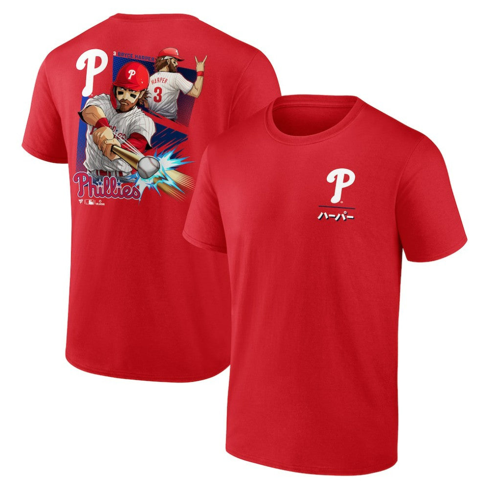Bryce Harper Philadelphia Phillies Anime Player T-Shirt for sale