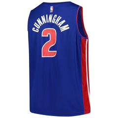 Fanatics Cade Cunningham Detroit Pistons Big & Tall Fast Break Player Jersey Blue Icon Edition