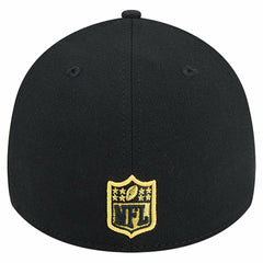 Pittsburgh Steelers New Era Stripes 39THIRTY Flex Hat - Black - NFL