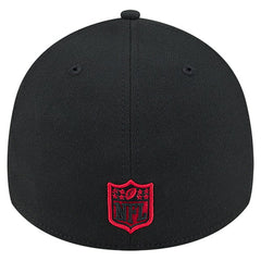 San Francisco 49ers New Era Stripes 39THIRTY Flex Hat - Black - NFL